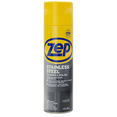 Zep Zep No Scent Stainless Steel Polish 14 oz Spray ZUSSTL14